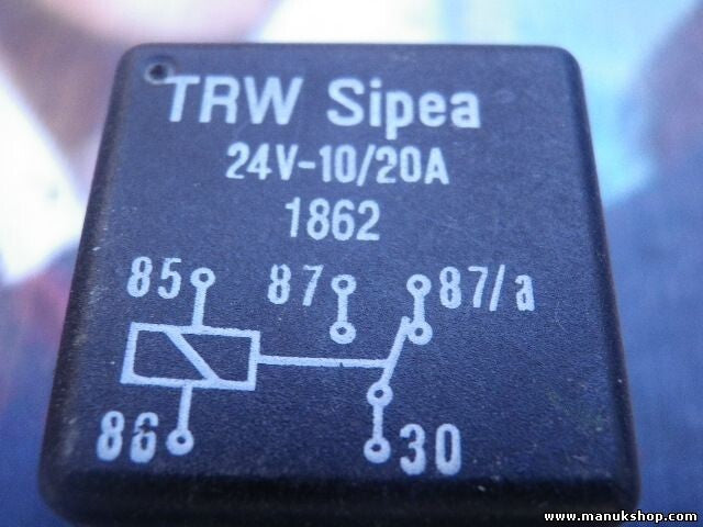 Rele Iveco TRW Sipea 24v-10/20A