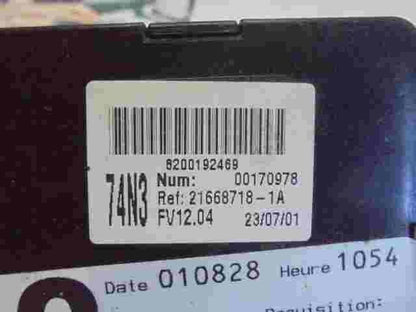 Scatola fusibili Renault Laguna II 74N3 8200192469 8200179408 Sagem 21668718-1A