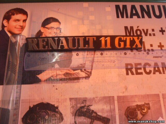 Anagramma Emblema RENAULT 11 GTX