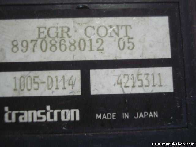 Unidad Control EGR Opel Monterey Isuzu Trooper 8970868012 05 897086801205