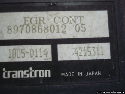Unidad Control EGR Opel Monterey Isuzu Trooper 8970868012 05 897086801205