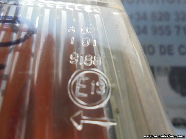 Intermitente delantero derecho Nissan 261153S225 3390 ICHIKOH A02 101 9188 E13