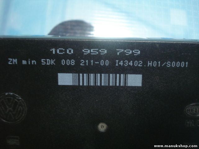 Controlador Confort VW Volkswagen 1C0 959 799 S0001 1C0959799 5DK0082110