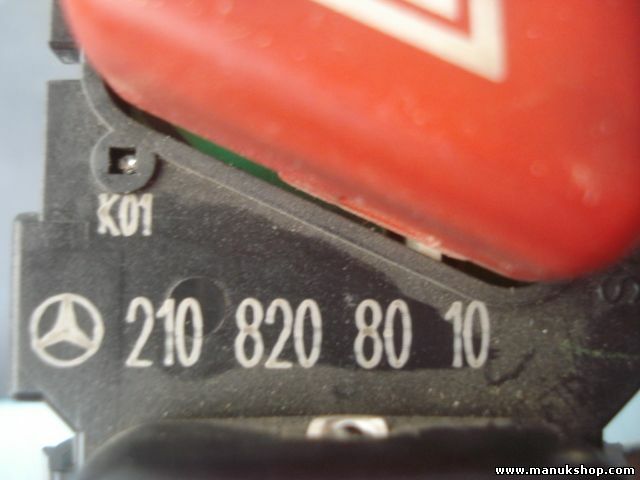 Interruptor de emergencia Mercedes-Benz W210 K01 210 820 80 10 2108208010