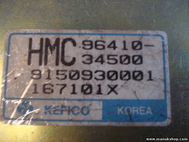 Centralita Hyundai Sonata 9641034500 96410-34500 9150930001 166510X