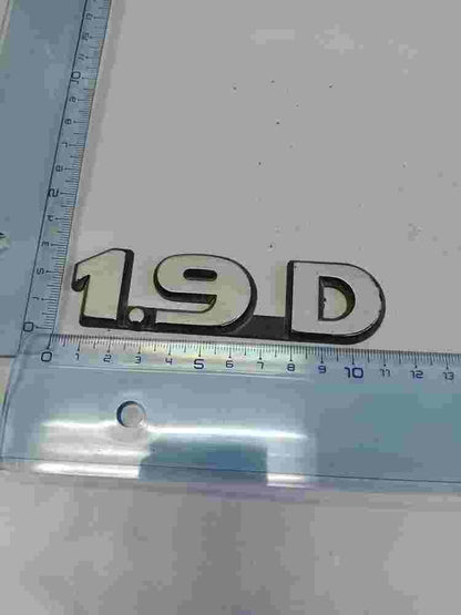 Emblema Fiat Citroen Peugeot 1.9 D 10,5 cm. 1314960080