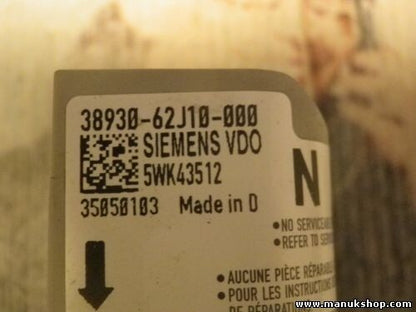 Sensor de impacto de airbag Suzuki 3893062J10000 35050103 SIEMENS VDO 5WK43512