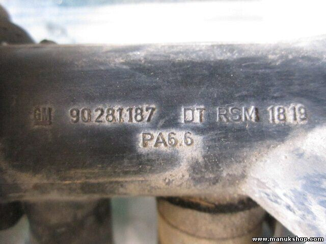 Manguera de refrigerante Opel Frontera 90281187 90 281 187 DT RSM1819 RSM 1819