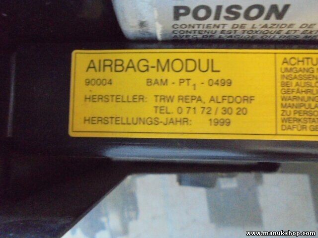 Airbag del pasajero LAND ROVEREHM101440LNF BAM-PT1-0499 BAMPT10499 BAMPT10