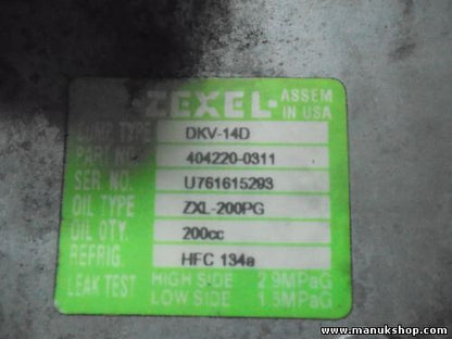 Compresor de Aire Opel Frontera A 2.5 4040200551 4042200311 U761615293 2080F