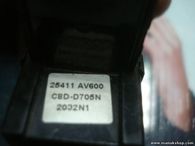 mando botonera elevalunas Nissan 25411AV600 C8D-D705N 0423 N1 25411 AV600