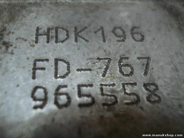 Pompa di iniezione VW Sharan Galaxy HDK196 FD-767 0460404968 BOSCH 246463268