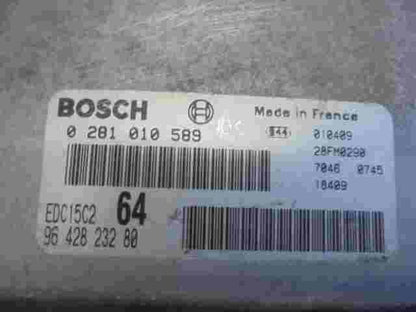 Centralita Peugeot Citroen C5 9642823280 EDC15C264 28FM0290  BOSCH 0281010589