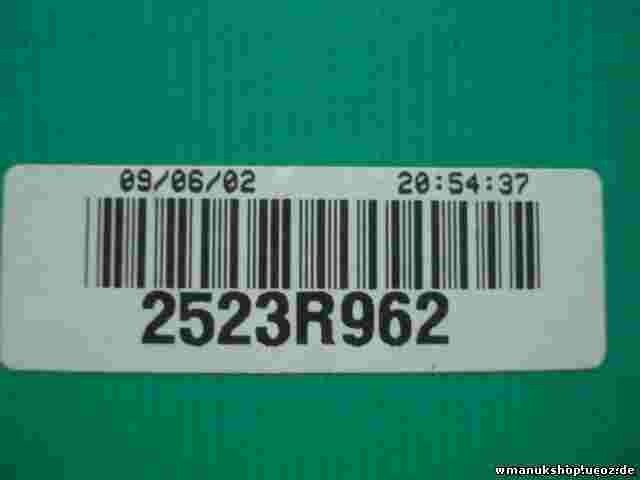 Cuadro de instrumentos Citroen Berlingo MF Peugeot Partner 5F 1.9 D 9645444280