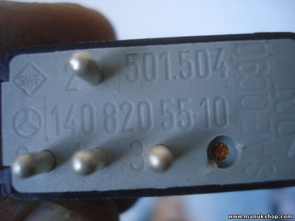 Interruptor de emergencia warning Mercedes-Benz 1408205510 SWF 501.504 SAE 0090