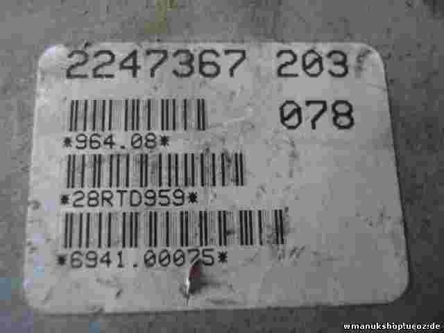Centralina motore Opel 2247367203 90494179JL 90494179 BOSCH 0281001427 B96005