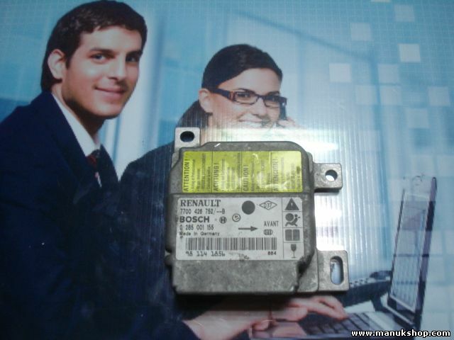 Airbag Centralita Renault 7700426752B B BOSCH 0285001155 0 285 001 155