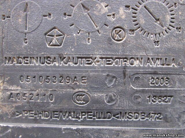 Deposito de combustible Jeep Patriot (MK74) 2008 05105329AE P05105080AH