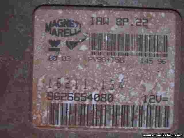 Centralita del motor  Ulysse Lancia Peugeot Citroen 9626654080 IAW8P22 16211134