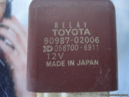 Relé Toyota Starlet Picnic 9098702006 90987-02006 DENSO 0567006911 056700-6911