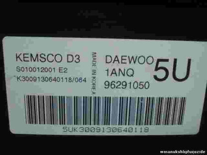 Centralita Daewoo Matiz 1998-2005 S010012001 E2 96291050 5U KEMSCO D3 1ANQ