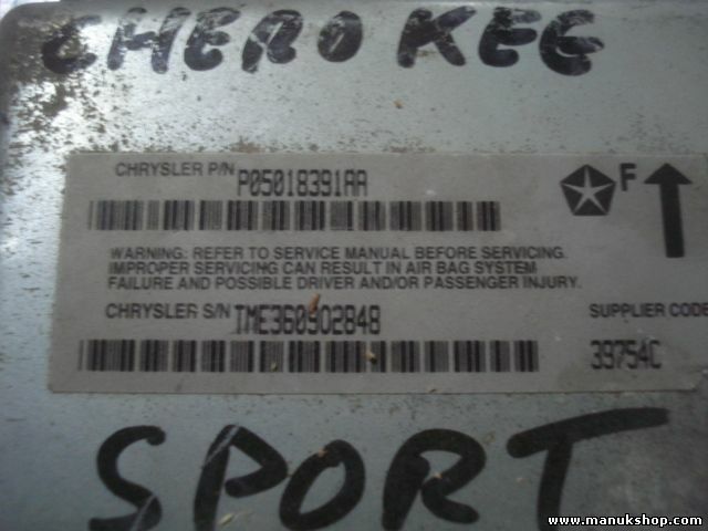 Airbag Centralita Jeep Cherokee P05018391AA 05018391AA 39754C TME023001171