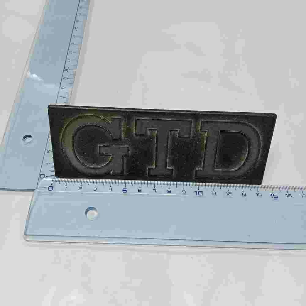 Emblema  VW Volkswagen Golf GTD 171853679D 171 853 679 D 14cm.