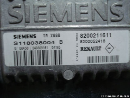 Transmisión controlador Renault 8200211611 8200052418 S118038004B S118038004B