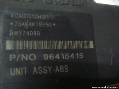 Unidad hidráulica del ABS Chevrolet Rezzo 96415415UM  ZJTNB039596 96415415