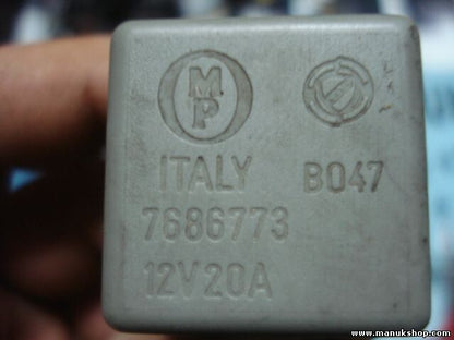 Relé Alfa Romeo Fiat 7686773 A727 510 20A BO477686773 BO47 7686773