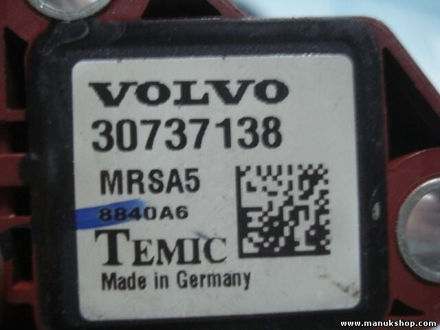 Sensor de impacto de airbag Volvo C70 2006 30737138 MRSA5 TEMIC 8840A6