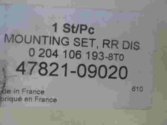 Pinza posteriore destra Toyota Auris E15 Corolla E180 4782109020 02041061938T0