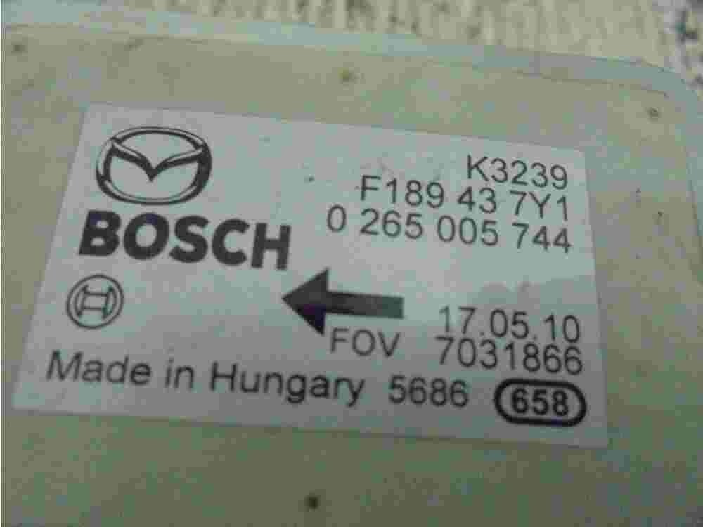 Sensor guiñada Mazda CX-7 F189437Y1 F189 43 7Y1 BOSCH 0265005744 0 265 005 744