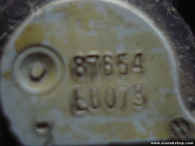 Potenciómetro del acelerador Opel 87654