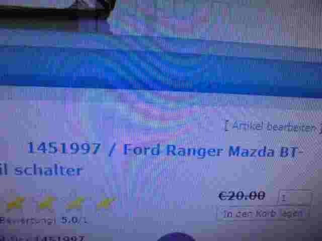 Control de la calefacción Ford Ranger Mazda BT-50 1451997