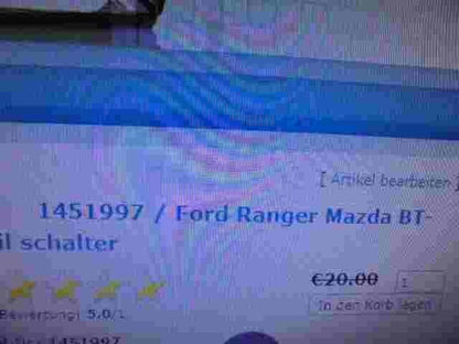 Control de la calefacción Ford Ranger Mazda BT-50 1451997