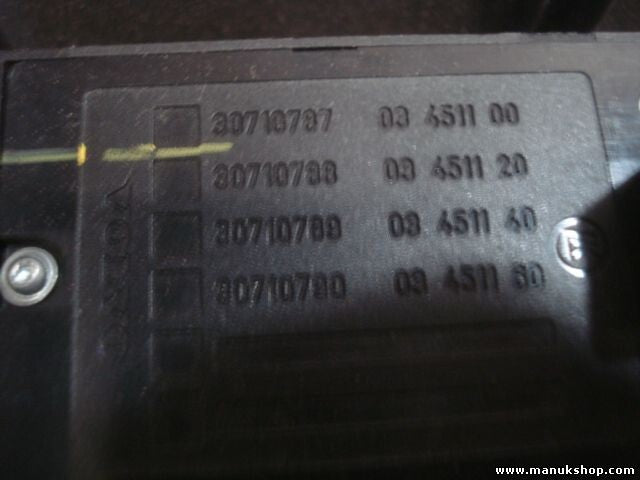 mando botonera elevalunas Volvo V50 30710787 30710788 03451120 03451140 03451160