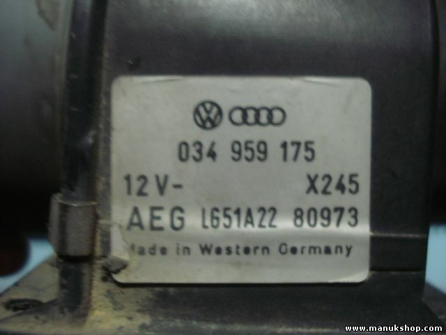 Ventilatore di raffreddamento iniettore motore Audi 100 034959175