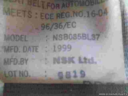 Cinturón de seguridad delantero izquierdo Suzuki Jimny  8494081AG NSB085BL37