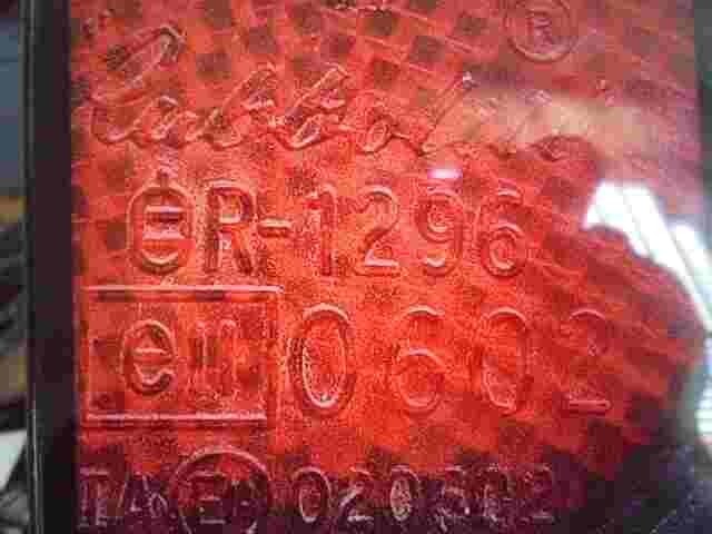 Reflector trasero derecho Opel  RH 0R1296 0R-1296 eII 0602 IA (E) 020602