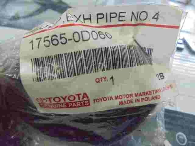 Support Exhaust pipe  Toyota Avensis T250 175650D060 17565-0D060