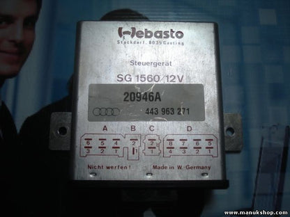 Calentador de la Unidad de Control VW Skoda Seat Audi 443963271 SG1560 20946A