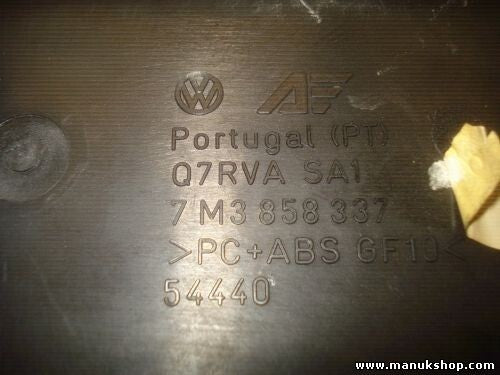 Compartimiento de almacenamiento VW Volkswagen Sharan 7M3858337 1649LL 5444