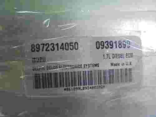 Centralina Opel Astra Corsa Vectra DELPHI DELCO 8972314050 09391899