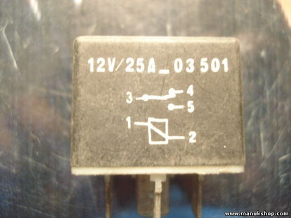 Relé Peugeot 405 o Renault 12V/25A 03.501 12V/25A03501 03501