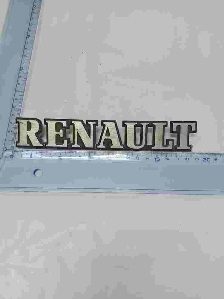 Emblema Renault Vintage Express Clio 19 cm.