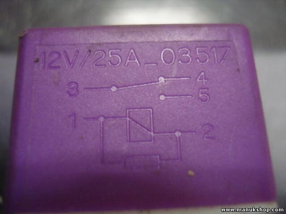 Relé Peugeot 605 Citroen Xantia X1 G.CARTIER 12V 25A-03517 25A03517