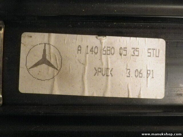 Estriberas taloneras acero delantera derecha Mercedes-Benz A1406800535