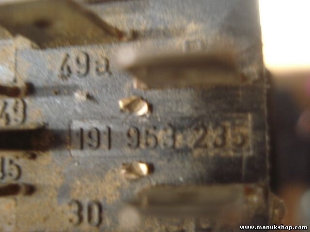 Interruptor de emergencia warning VW 191953235 191 953 235 SAE -QC82 MR83DOT