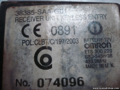 Controlador entrada sin llave Honda FR-V Honda Jazz 38385SAAG01 38385-SAA-G01